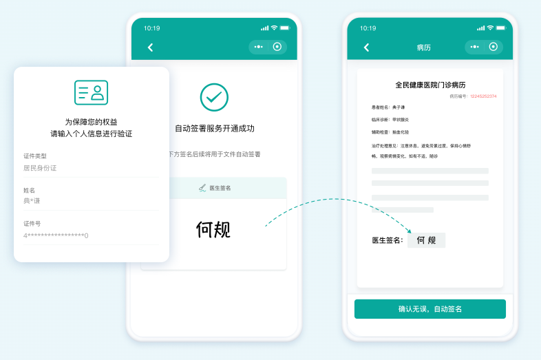 自动签署
