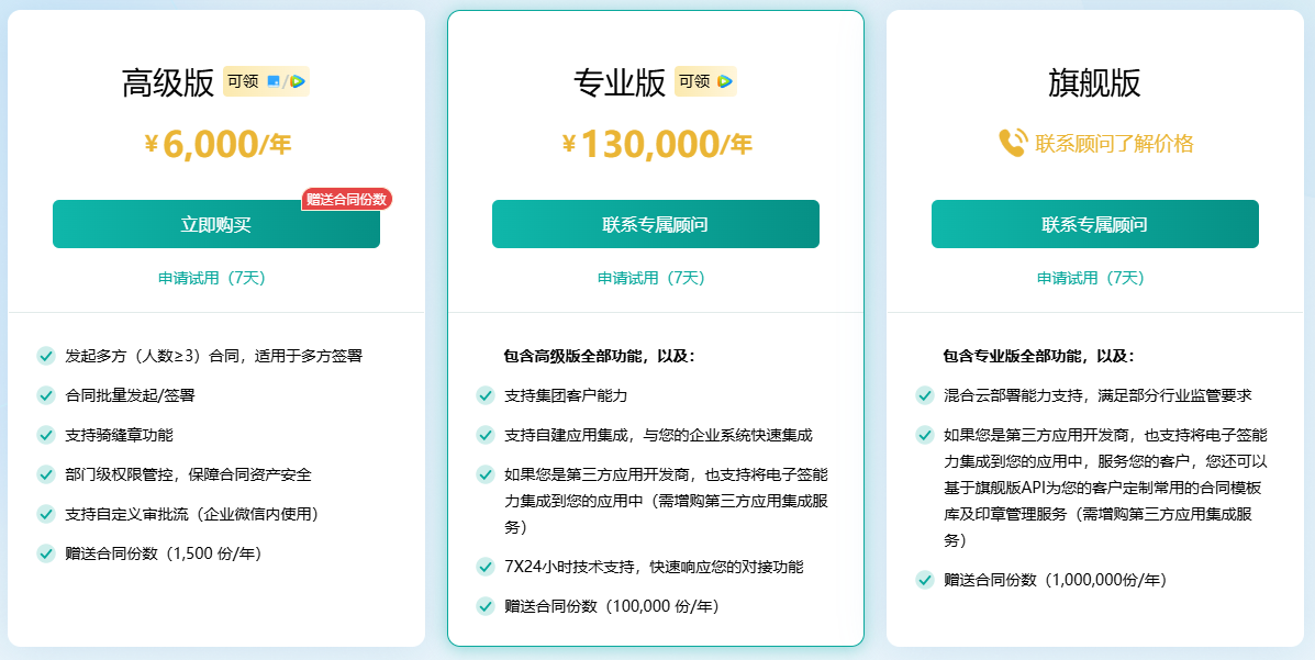 电子合同平台